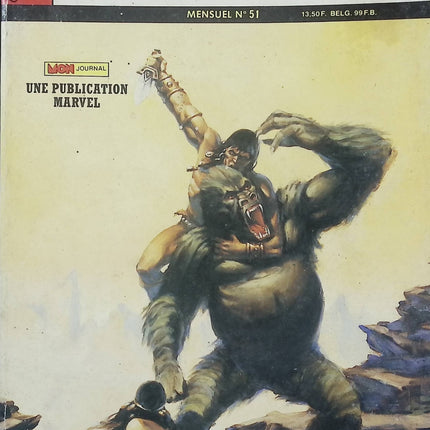 Super Conan N°51 – Mon Journal – Publication Marvel – Comics Conan vintage d’occasion - Livre BD