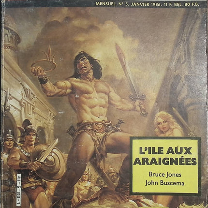 Super Conan N°5 – Mon Journal – Publication Marvel – Comics Conan vintage d’occasion - Livre BD