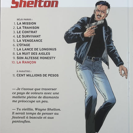 Wayne Shelton Tome 10 La Rançon – Jean Van Hamme, Christian Denayer – BD d’aventure et d’action - Livre BD