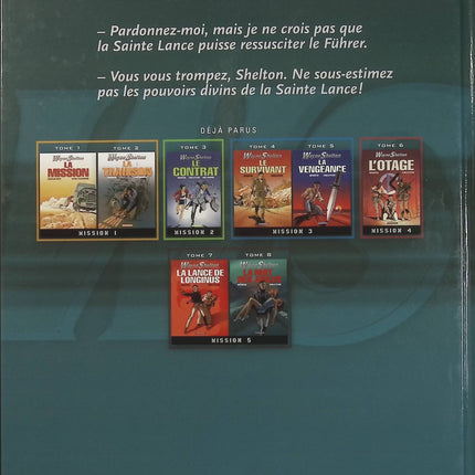 Wayne Shelton Tome 8 La Nuit des Aigles – Cailleteau, Christian Denayer – BD d’aventure, action et suspense - Livre BD