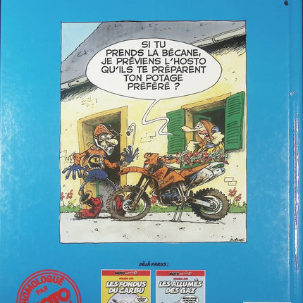 Motomania Tome 3 – Les Graisseux du Bitume – Holger Aue – BD humour culte sur les motards - livre BD
