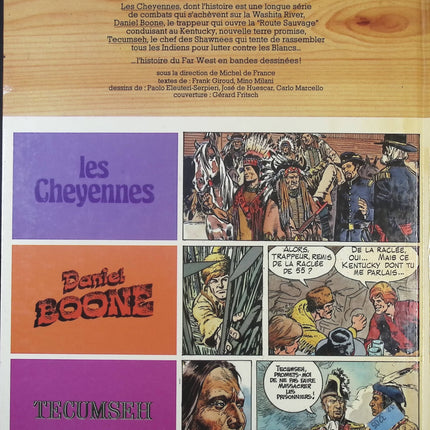 Histoire du Far-West – Les Cheyennes, Daniel Boone, Tecumseh – BD historique sur la conquête de l’Ouest - livre BD