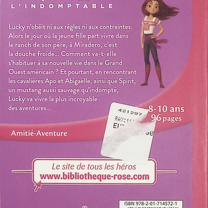 Spirit – L’Indomptable – Bibliothèque Rose Le roman du film d’animation, aventure équestre et amitié pour enfants - Livre