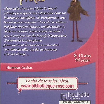 Un Monstre à Paris – Le roman du film – Bibliothèque Rose Aventure fantastique, musique et amitié au cœur de Paris - Livre