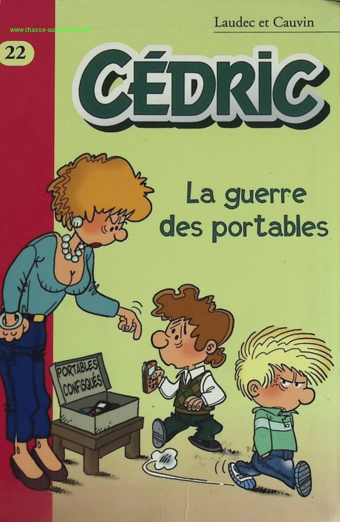 Cédric Tome 22 - La Guerre Des Portables - Bibliothèque Rose - livre
