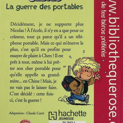 Cédric Volume 22 - The Mobile Phone War - Bibliothèque Rose - book