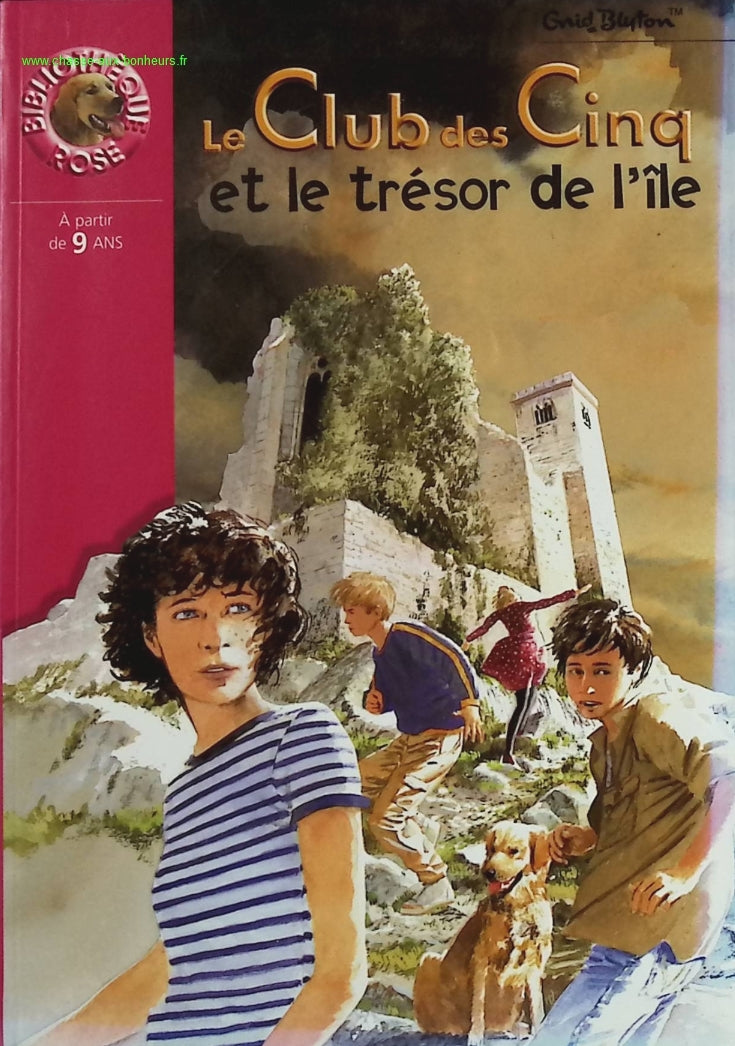 The Famous Five and the Island Treasure - Bibliothèque Rose - book