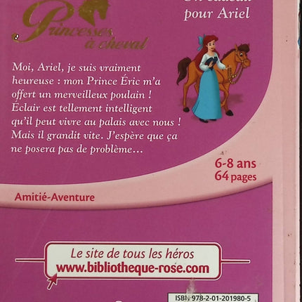 Prinzessinnen zu Pferd 06 – Ein Geschenk für Arielle, Walt Disney – Bibliothèque Rose – Buch