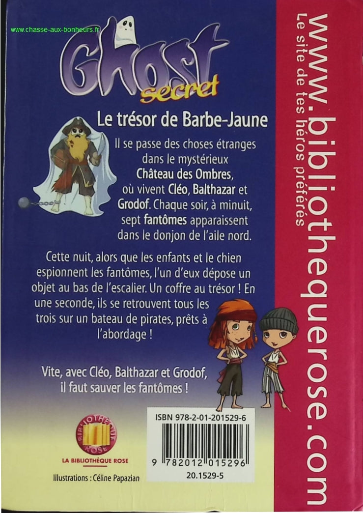 Ghost Secret Volume 2 - Yellowbeard's Treasure - Bibliothèque Rose - book
