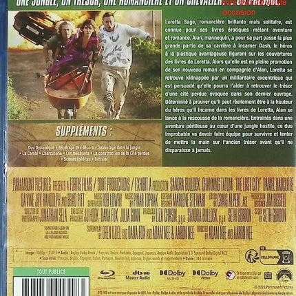 Le Secret de la cité perdue Blu-ray Sandra Bullock Aventure Comédie Romance - Blu-ray