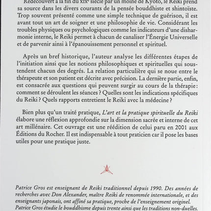 Die Kunst und spirituelle Praxis des Reiki - Patrice Gros - Buch