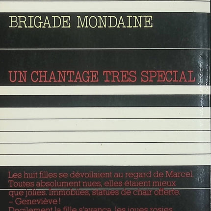 Un chantage très spécial - Brigade mondaine n°7 - Michel Brice - Roman policier d'occasion - Livre