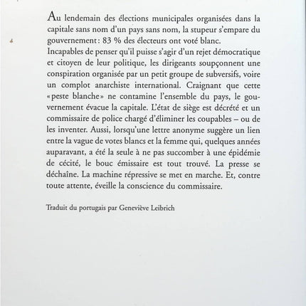 La lucidité - José Saramago - Livre