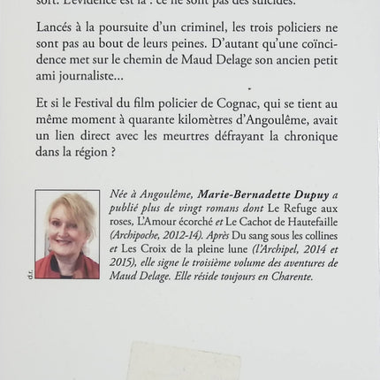 Un festival meurtrier – Marie-Bernadette Dupuy – Les enquêtes de Maud Delage – Roman policier à suspense - Livre