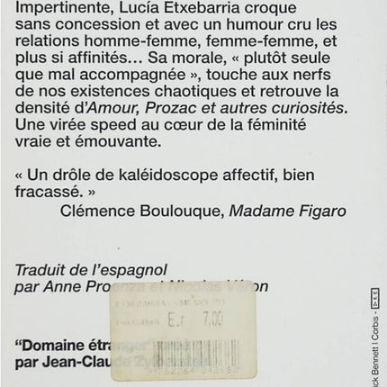 Aime-moi, por favor ! – Lucía Etxebarria – roman contemporain amour et relations modernes - Livre