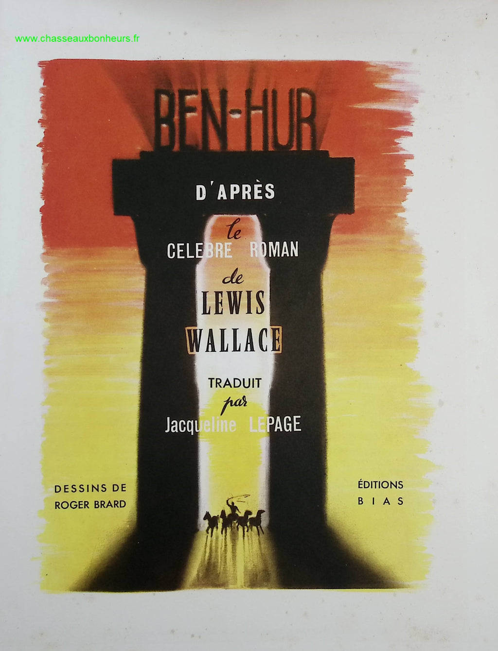Ben-hur - Lewis Wallace Bias Roger Brard - livre