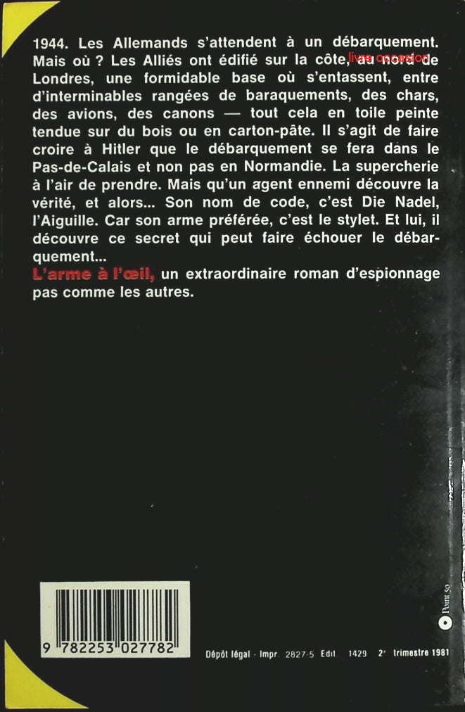 The Gun in the Eye - Ken Follett - Book