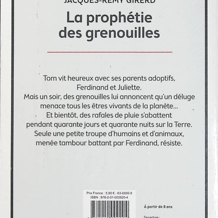 La Prophétie des grenouilles – Jacques-Rémy Girerd – Album jeunesse fantastique et écologique sur le déluge, les animaux et la solidarité - Livre