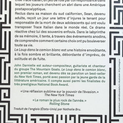 Le loup dans le camion blanc - John Darnielle - Livre