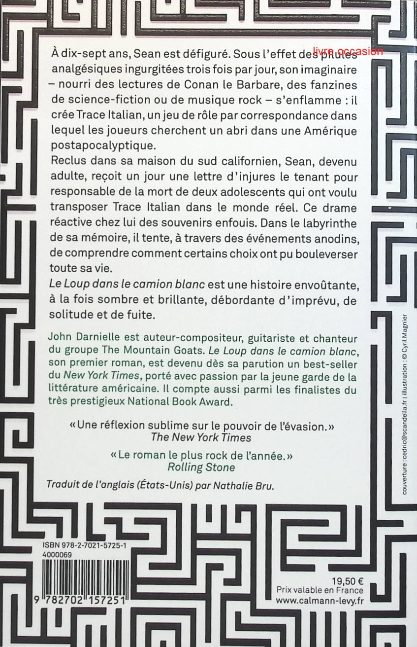 Le loup dans le camion blanc - John Darnielle - Livre