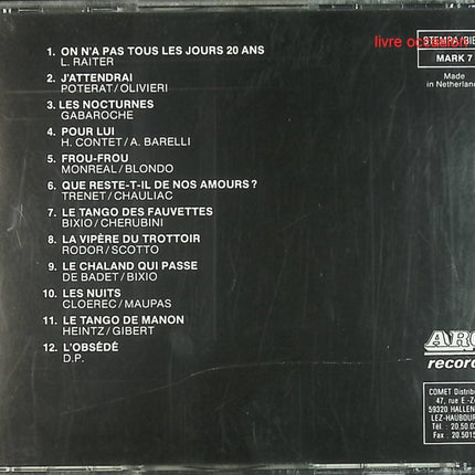 Scene Notebooks - Patricia Kaas - CD