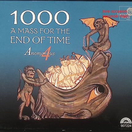 1000 – A Mass for the End of Time CD album musique contemporaine sombre et expérimentale - Compact Discs - CD