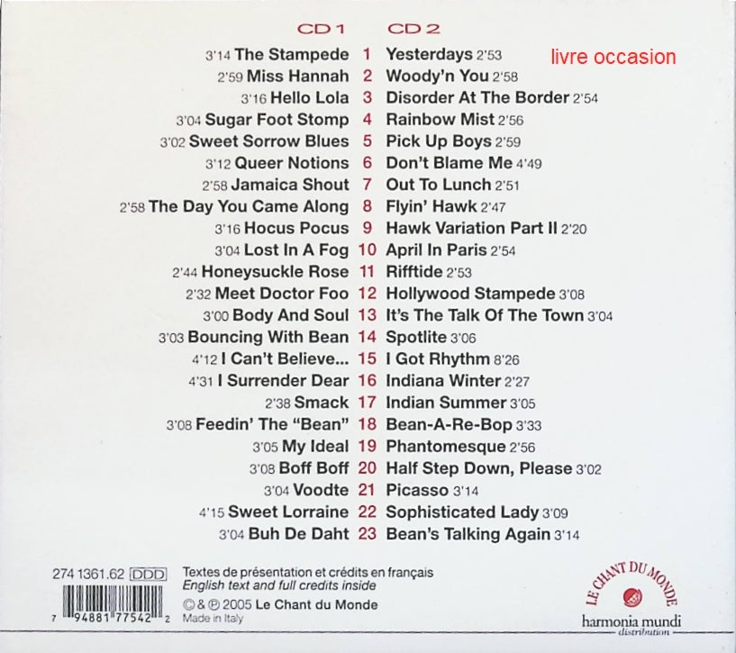 Scene Notebooks - Patricia Kaas - CD