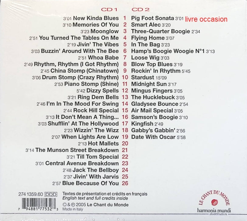 Scene Notebooks - Patricia Kaas - CD