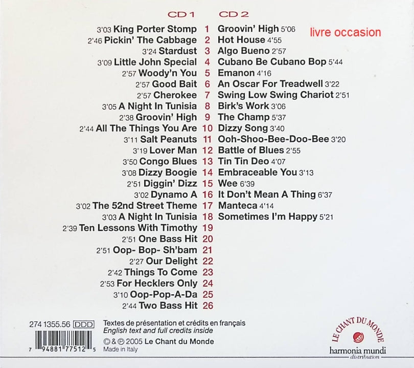 Scene Notebooks - Patricia Kaas - CD