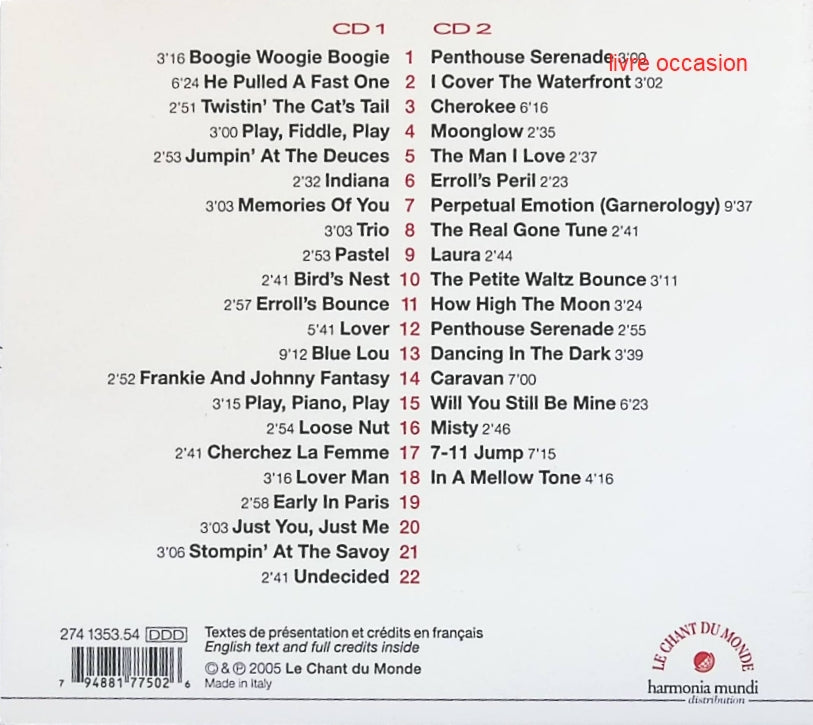 Scene Notebooks - Patricia Kaas - CD