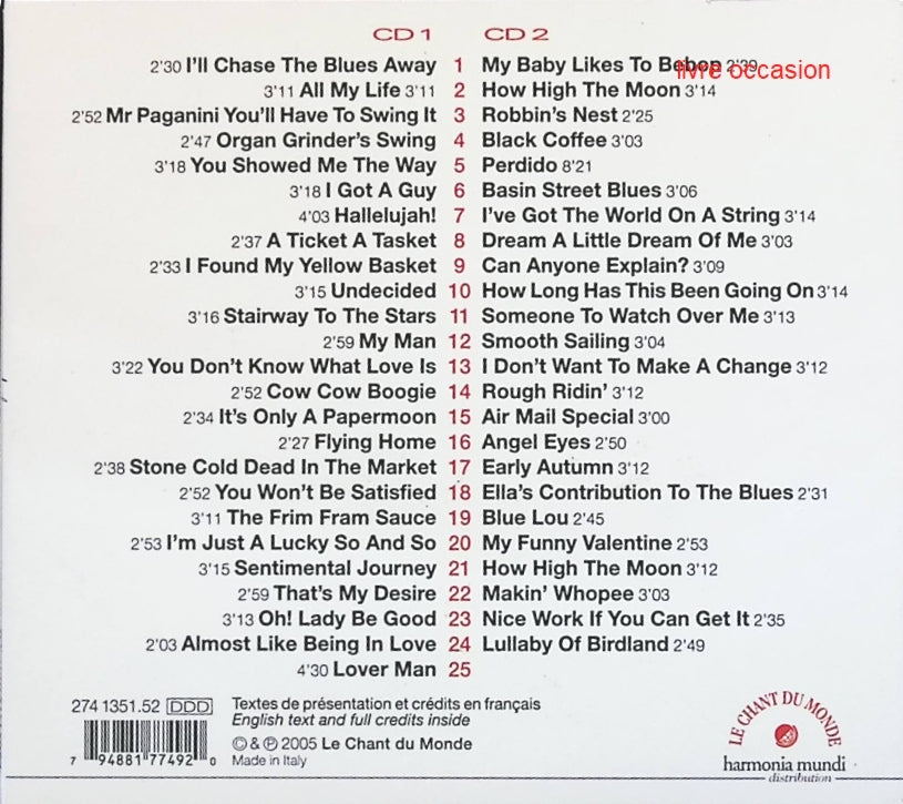 Scene Notebooks - Patricia Kaas - CD