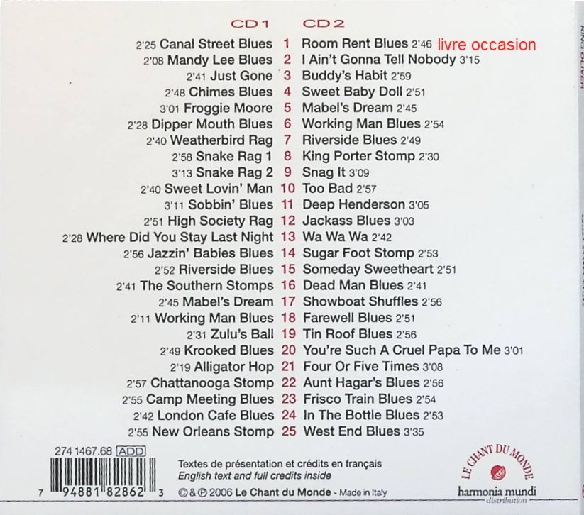 Scene Notebooks - Patricia Kaas - CD