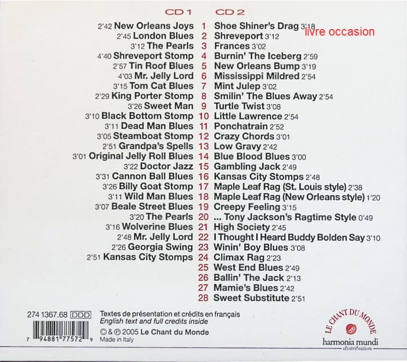 Scene Notebooks - Patricia Kaas - CD