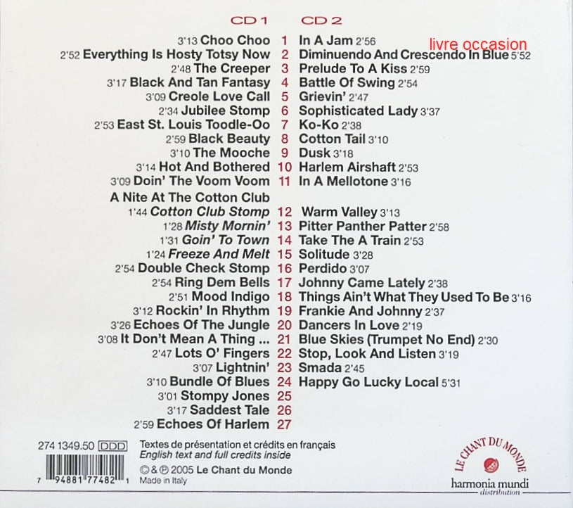 Scene Notebooks - Patricia Kaas - CD