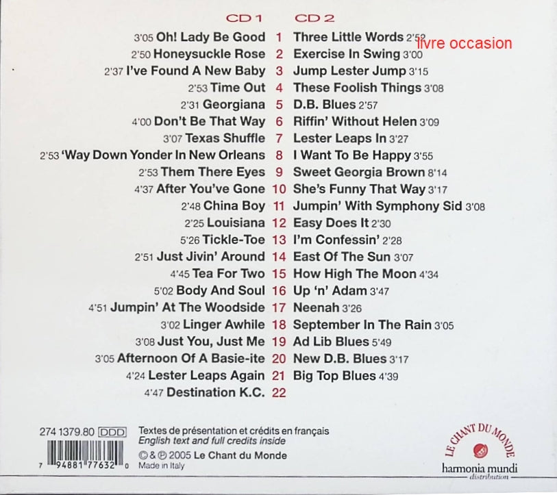 Scene Notebooks - Patricia Kaas - CD