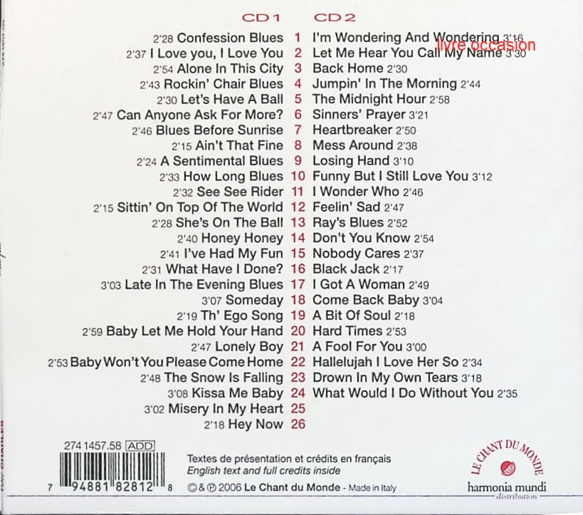 Scene Notebooks - Patricia Kaas - CD