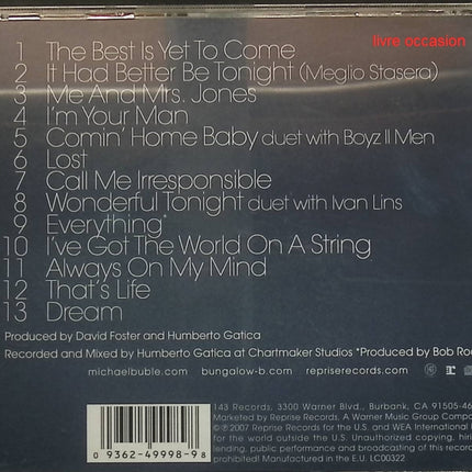 Call Me Irresponsible - Michael Bublé - CD