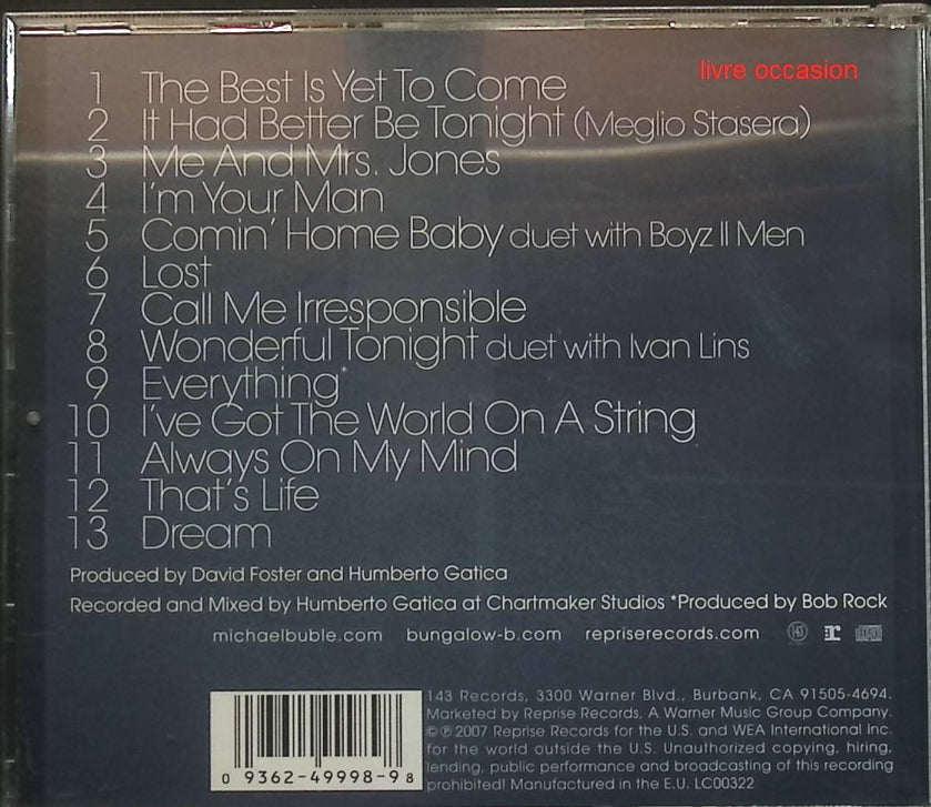 Call Me Irresponsible - Michael Bublé - CD