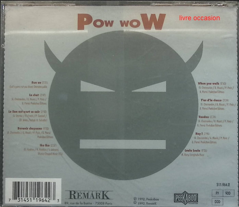 Regagner les plaines - Pow Wow - CD