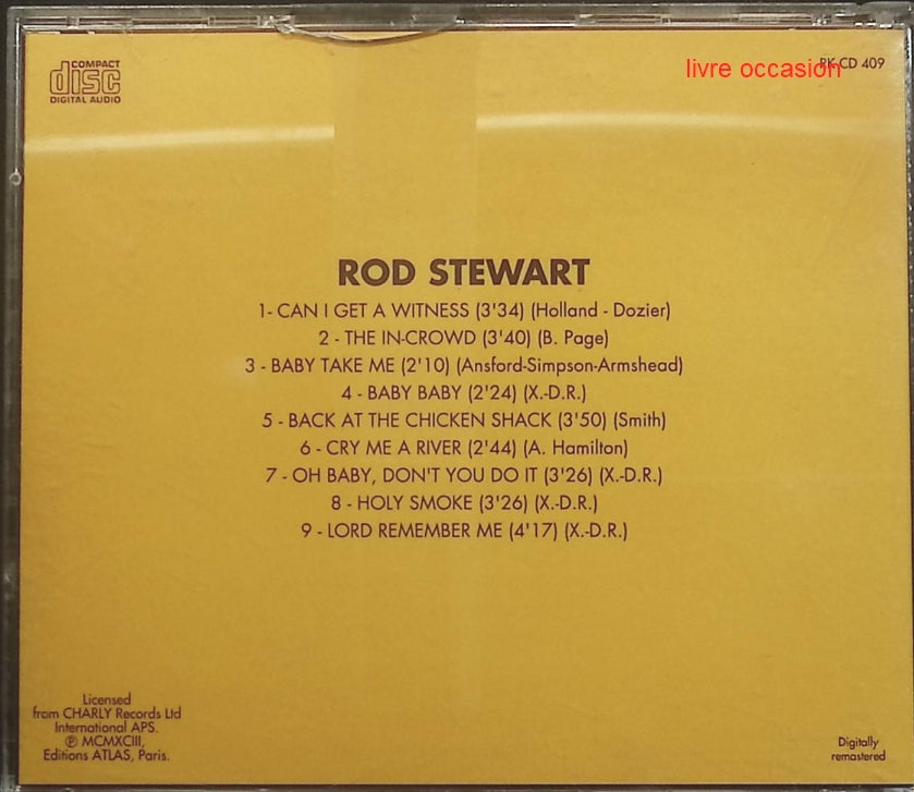 Rod Stewart - tome 6 - Les génies du rock - CD
