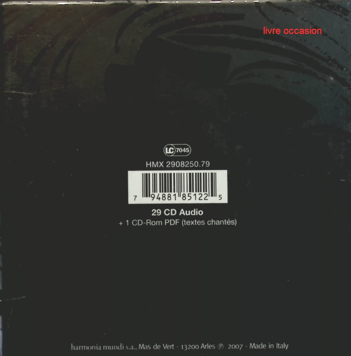 Scene Notebooks - Patricia Kaas - CD