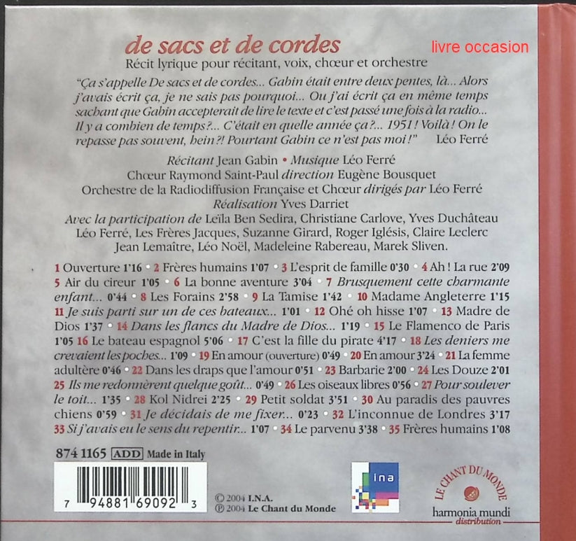 Scene Notebooks - Patricia Kaas - CD