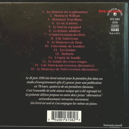 Scene Notebooks - Patricia Kaas - CD