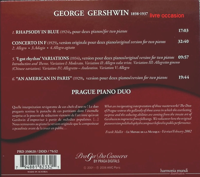 Scene Notebooks - Patricia Kaas - CD