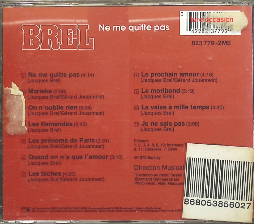 Scene Notebooks - Patricia Kaas - CD