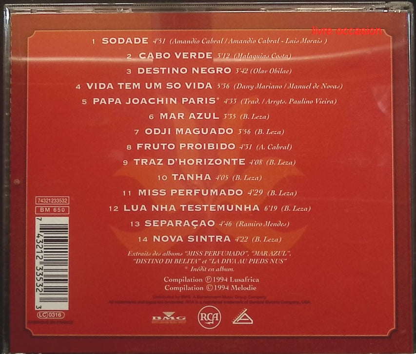Sodade - Cesaria Evora - CD