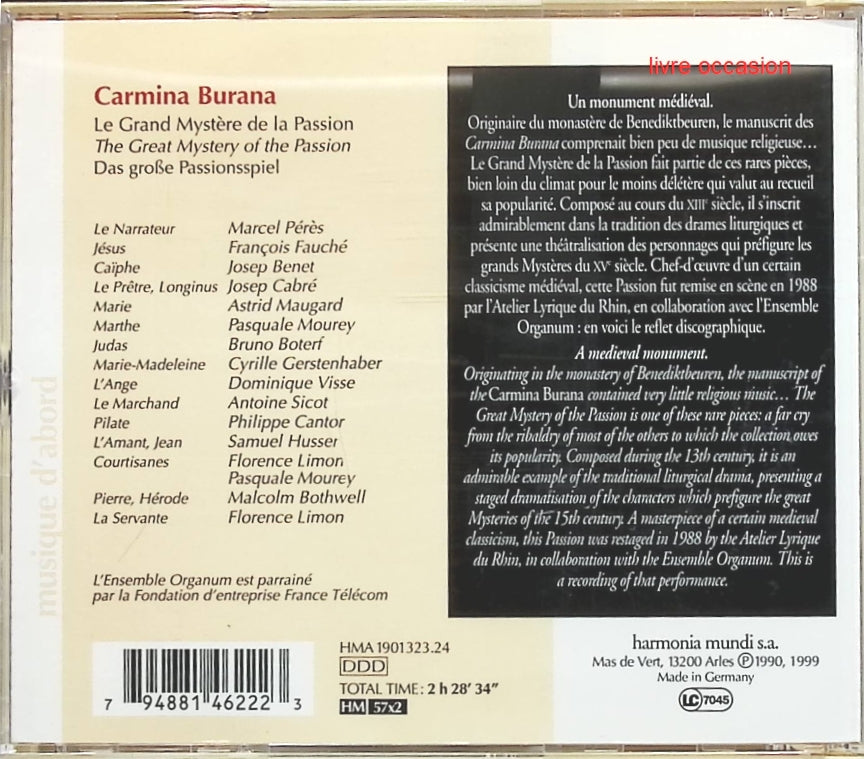 Scene Notebooks - Patricia Kaas - CD