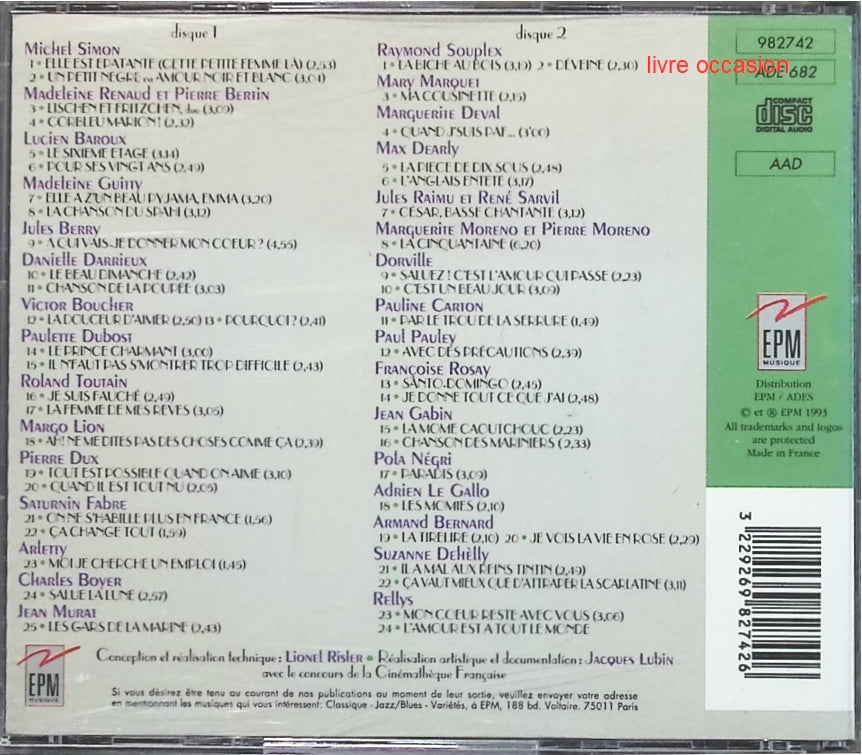 Scene Notebooks - Patricia Kaas - CD