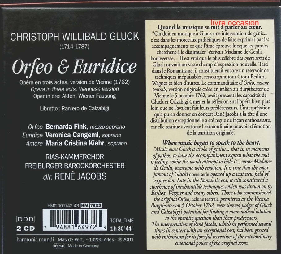 Scene Notebooks - Patricia Kaas - CD