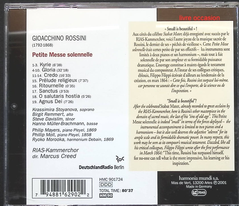 Scene Notebooks - Patricia Kaas - CD